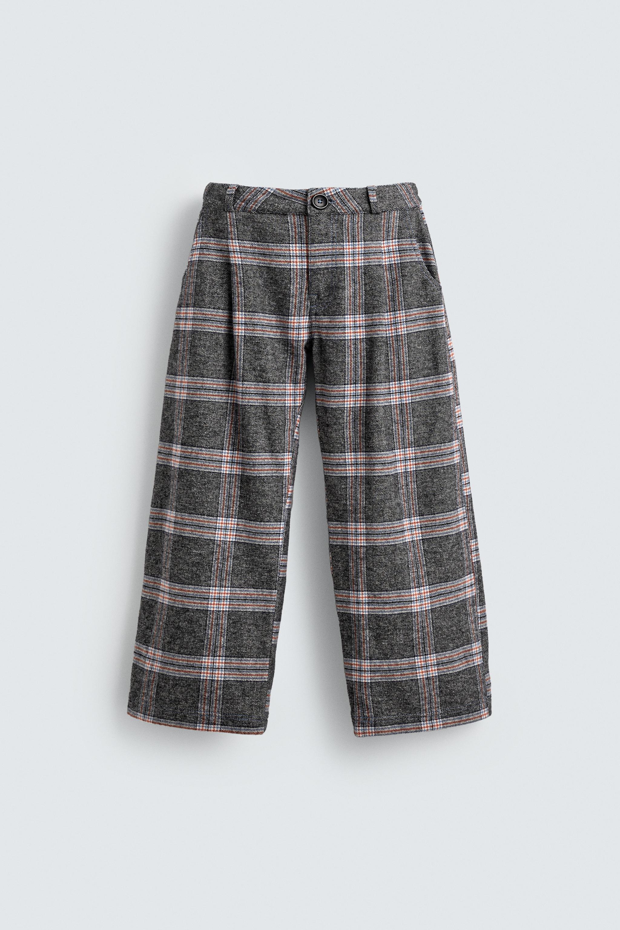 PANTALON À CARREAUX PIÈCE MICKEY MOUSE HARRY LAMBERT FOR ZARA X DISNEY